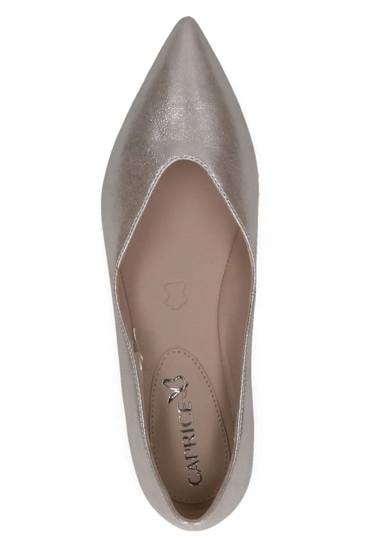 Caprice  Ballerina - Braun - Blockabsatz