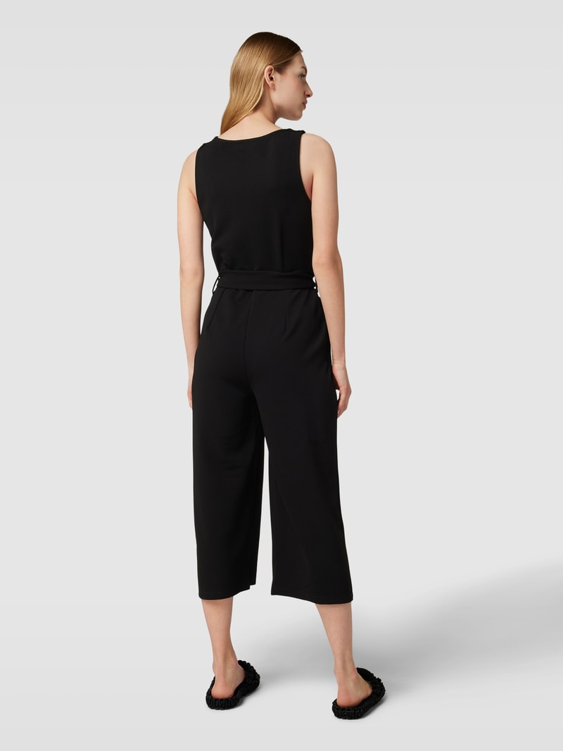 Jumpsuit mit Reißverschluss in schwarz