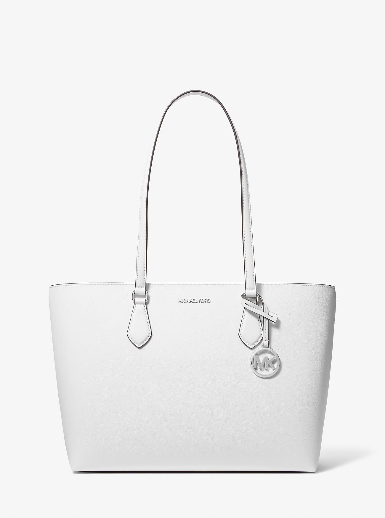 Sheila Stor Tote Bag - OPTISK HVIT
