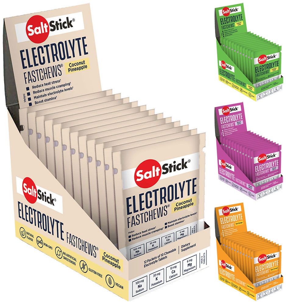 SaltStick FastChews Elektrolyte Kautabletten 12x16g kaufen | Bike-Discount