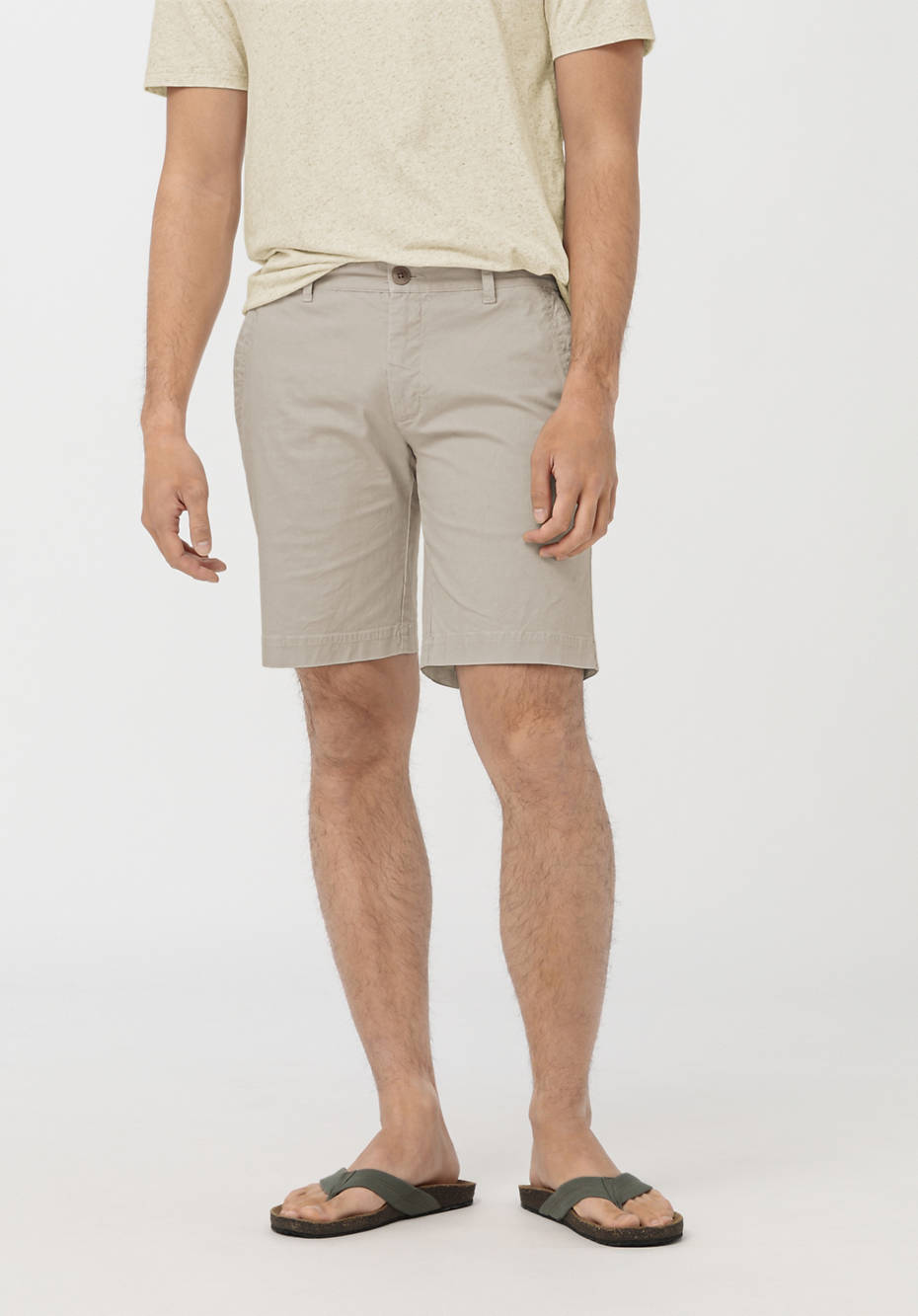 Chino Shorts aus Bio-Baumwolle mit Hanf