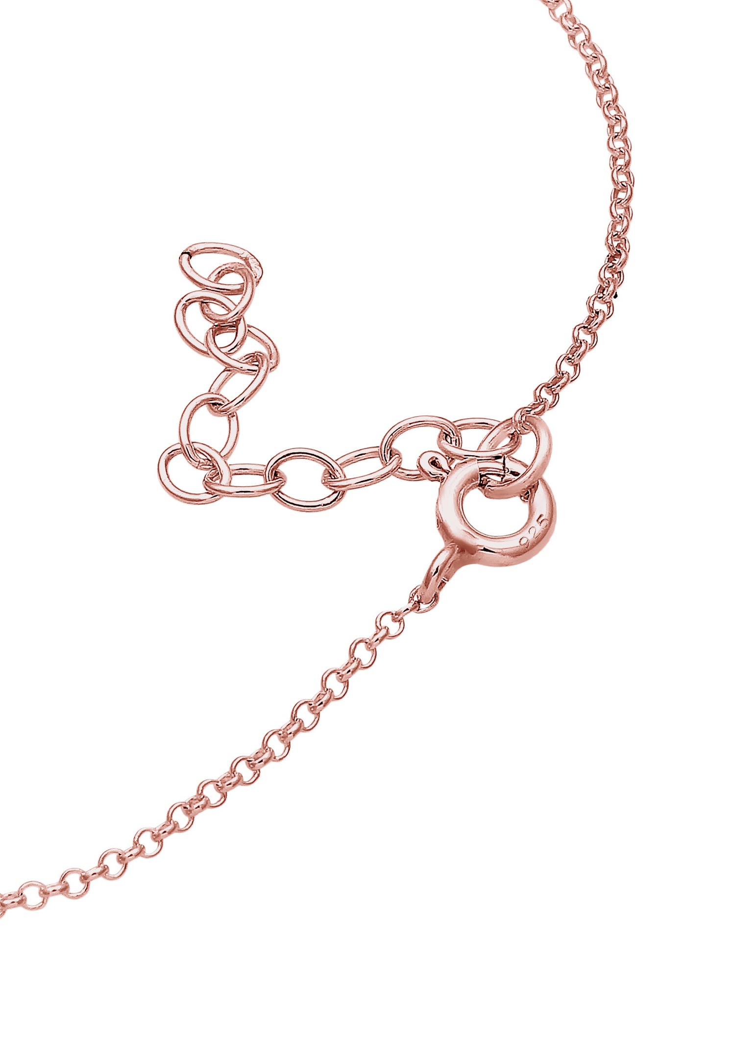 Privjesak Elli Solitaire za žene, osnovni stil sa staklenim kristalima, od 925 sterling srebra