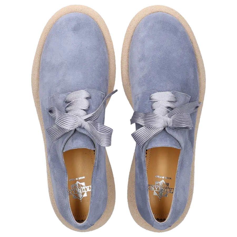 Truman's - Schnürer 7953 Veloursleder - blau