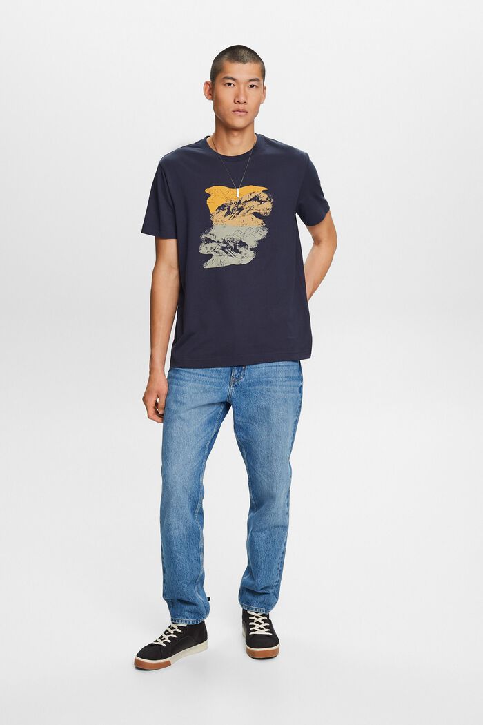 Baumwoll-T-Shirt mit Print
