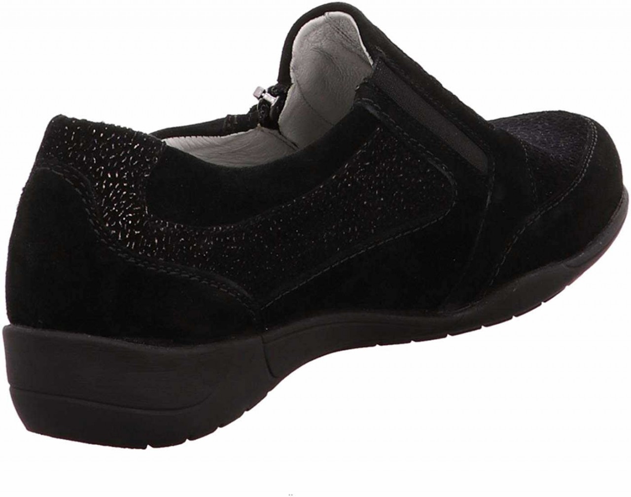 WALDLÄUFER Sportliche Slipper schwarz