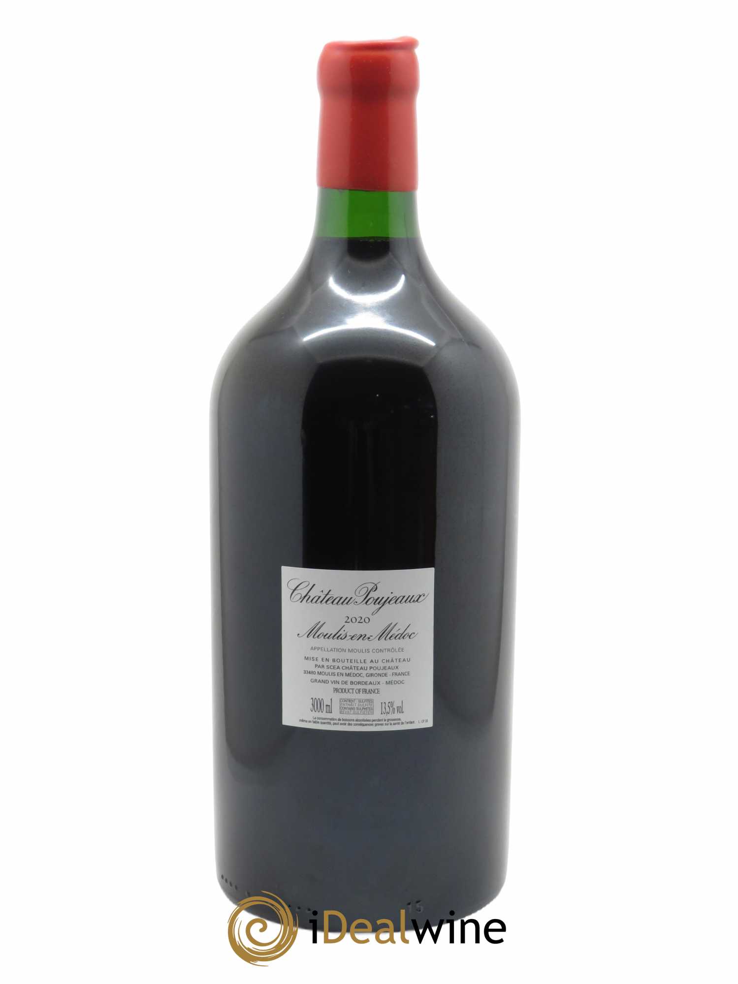 Château Poujeaux (CBO à partir de 1 bte) 2020 - Lot de 1 Double-magnum