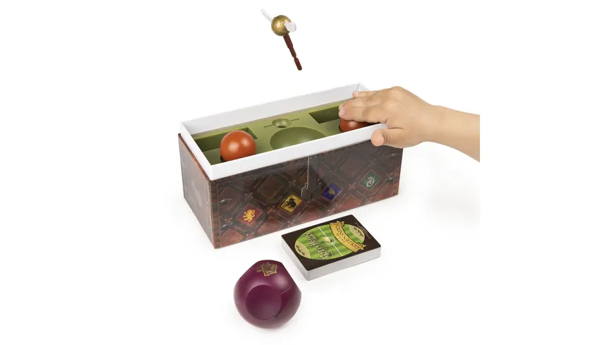 Spin Master Games - Harry Potter - Fang den Goldenen Schnatz - Action-Kartenspiel für 3-4 Spieler ab 8 Jahren