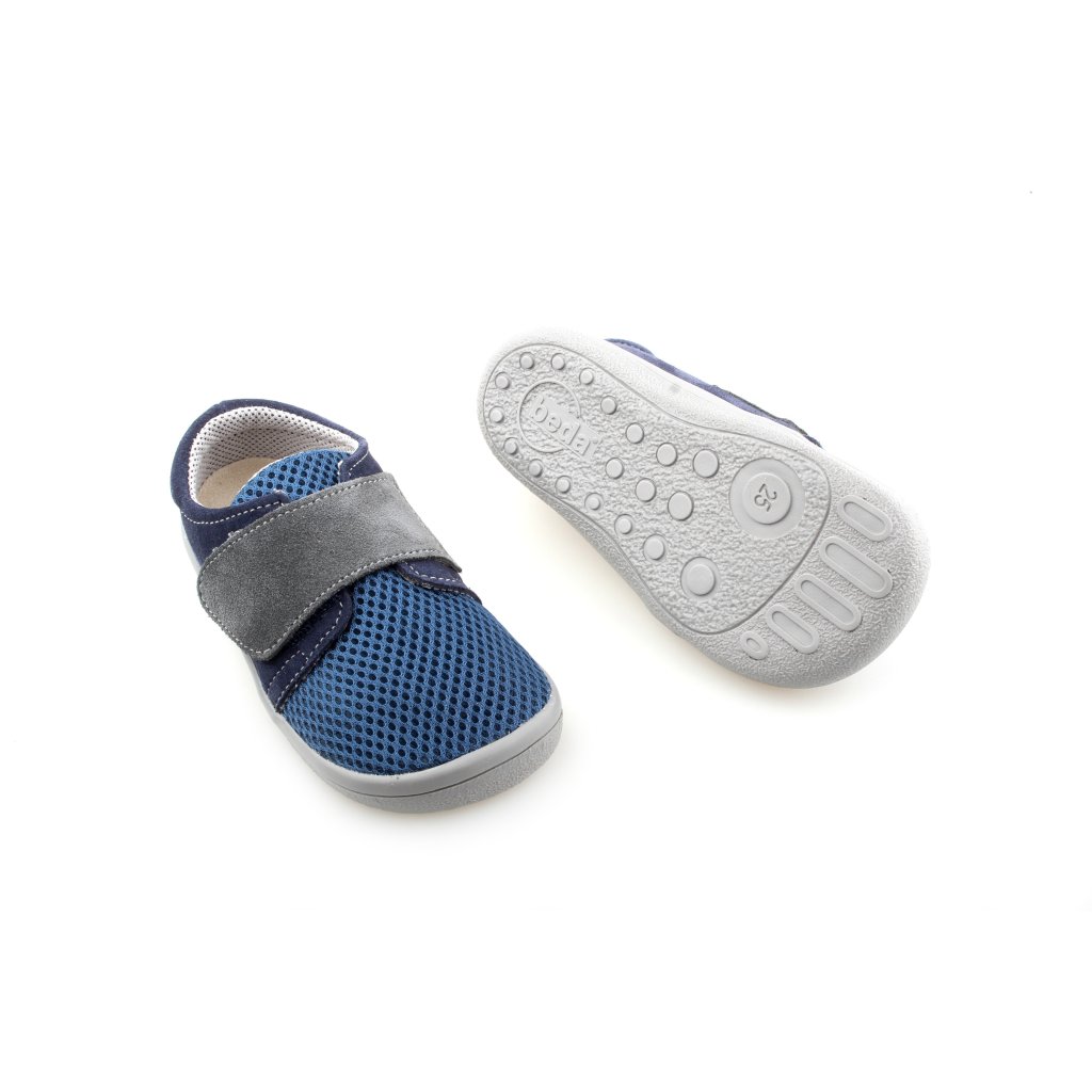 Beda Lucas Barfußsneakers (BF 0001/SK/1W Mesh mit Leder)