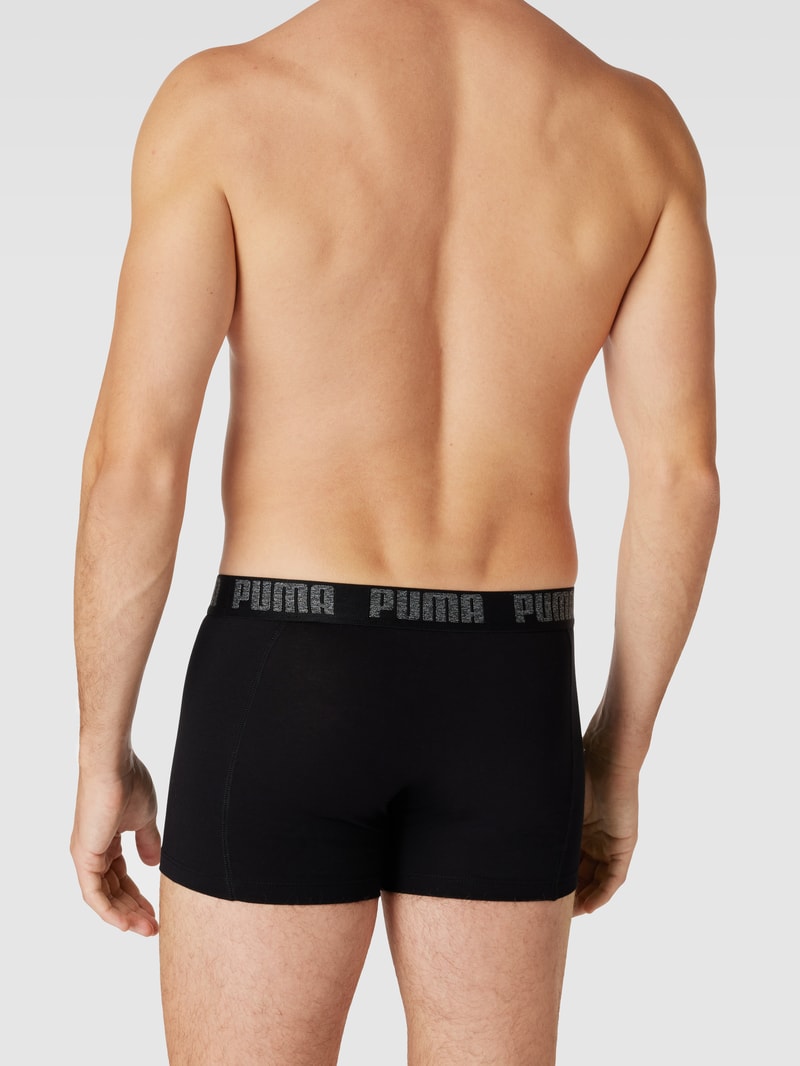 Trunks mit Stretch-Anteil im 4er-Pack in schwarz