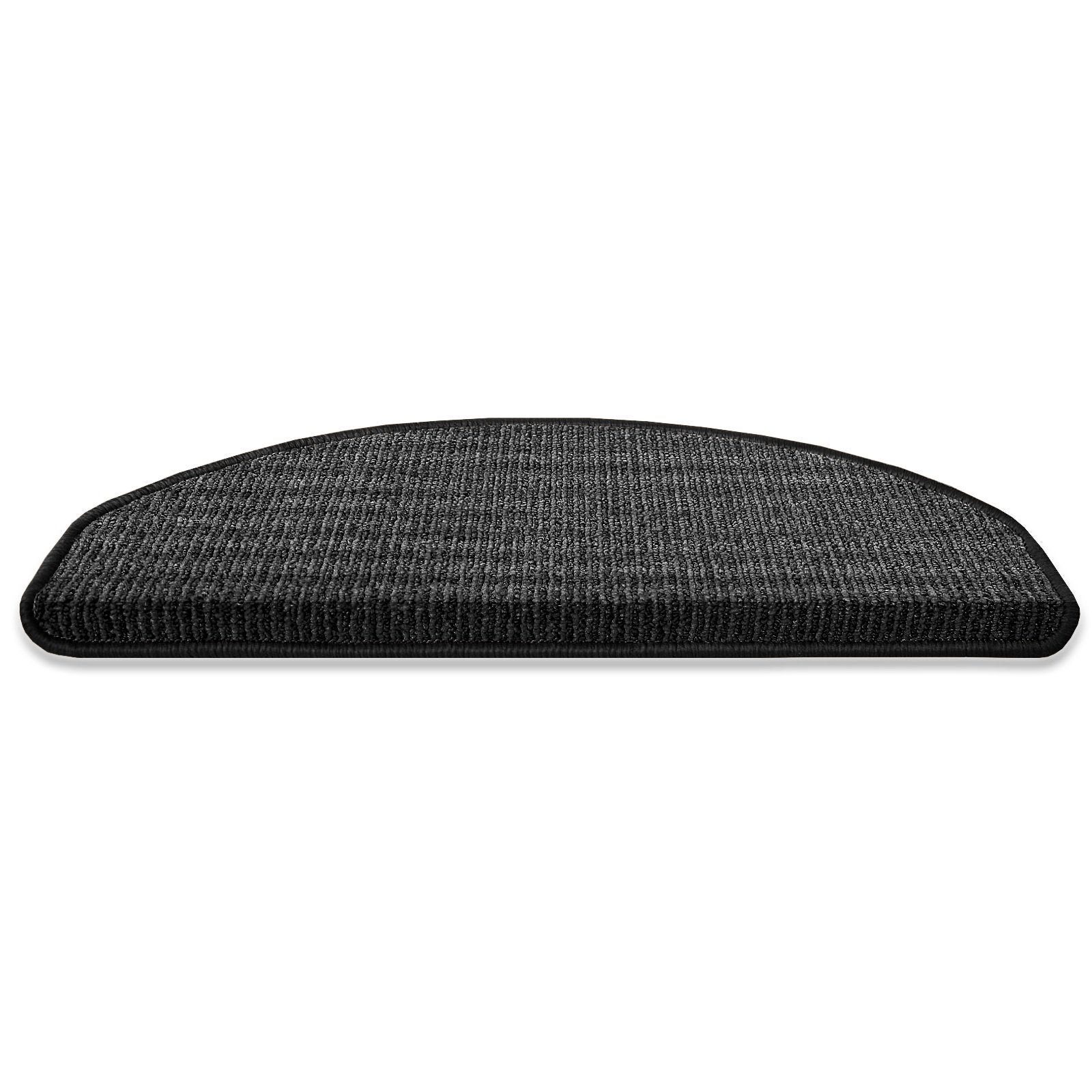Stufenmatte München, Stufenschutz, viele Farben, Matte in 2 Ausführungen, Karat, Halbrund, Höhe: 5 mm, Robust & pflegeleicht