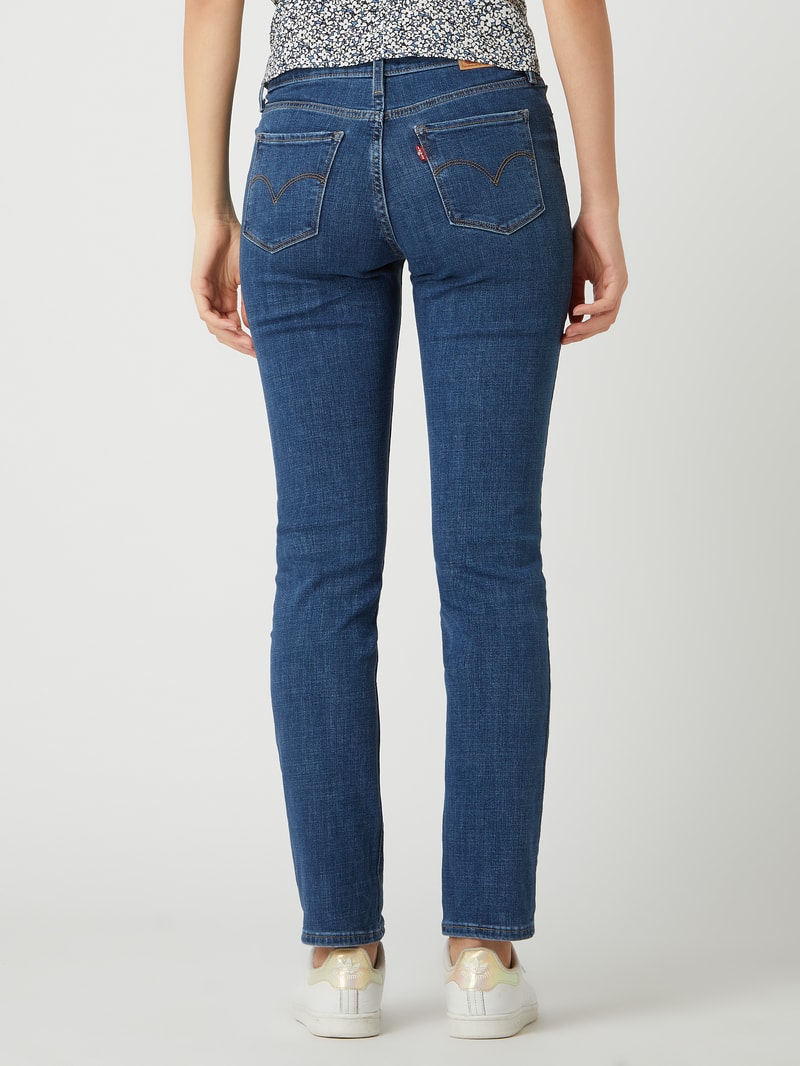 Shaping Slim Fit Jeans mit Stretch-Anteil Modell '312™' in blau