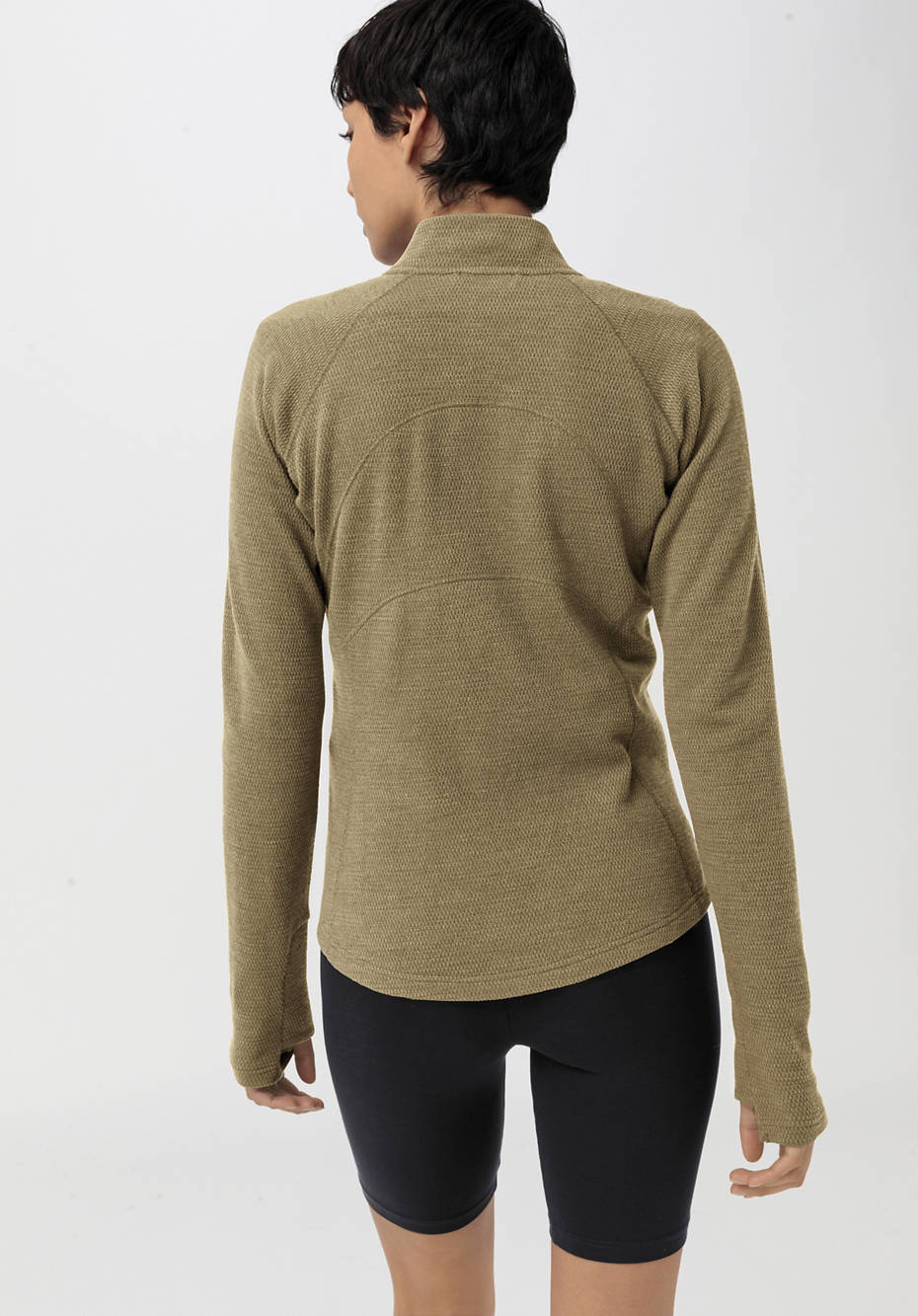 Performance Jacke aus Bio-Merinowolle mit Bio-Baumwolle