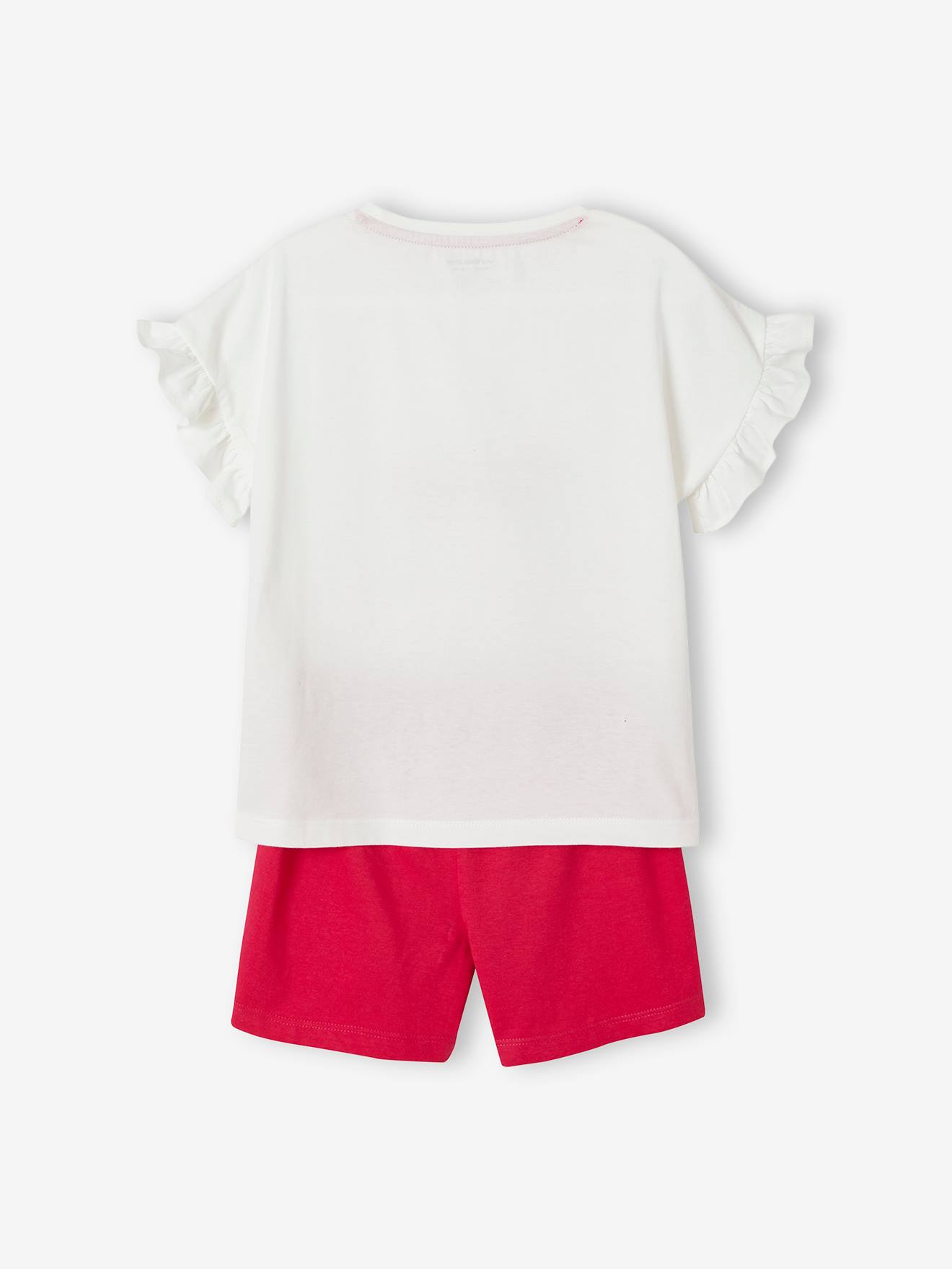 Lot de 2 pyjashorts fille lot ivoire