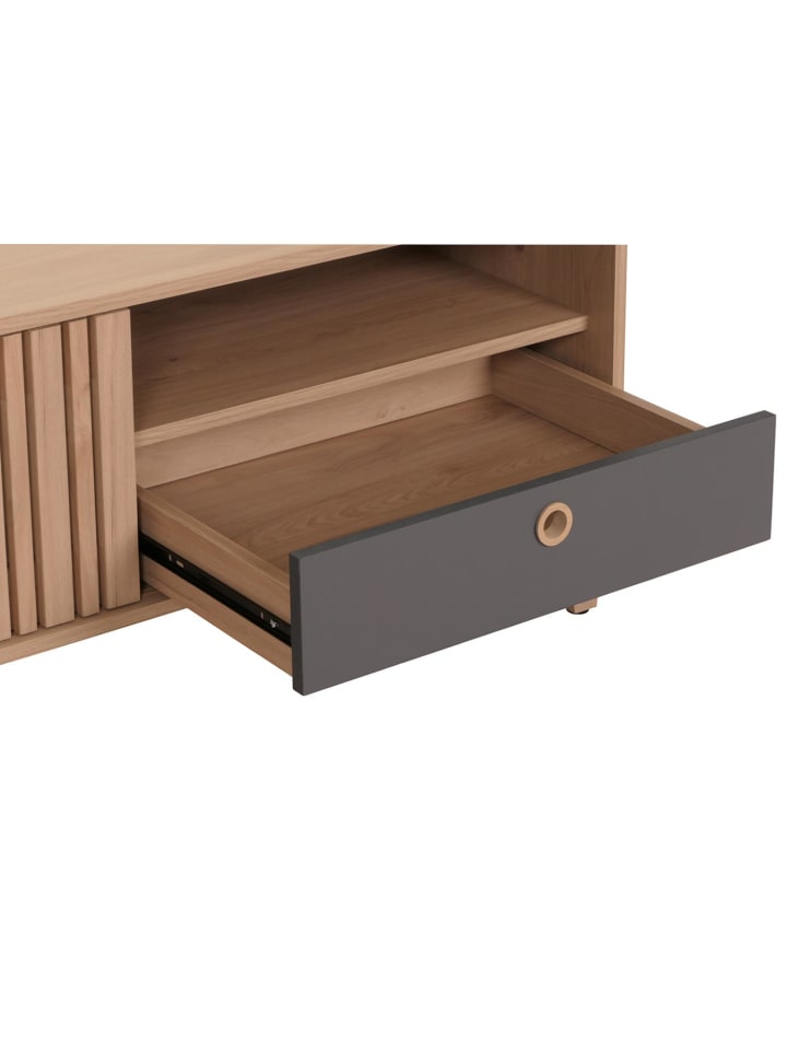 MCW Couchtisch M48, Beige, Schublade grau günstig kaufen onesize