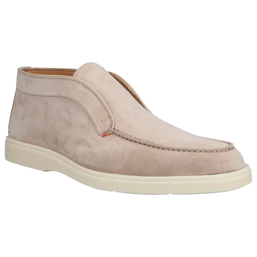 Santoni - Stiefeletten DESERT BOOT Veloursleder - beige