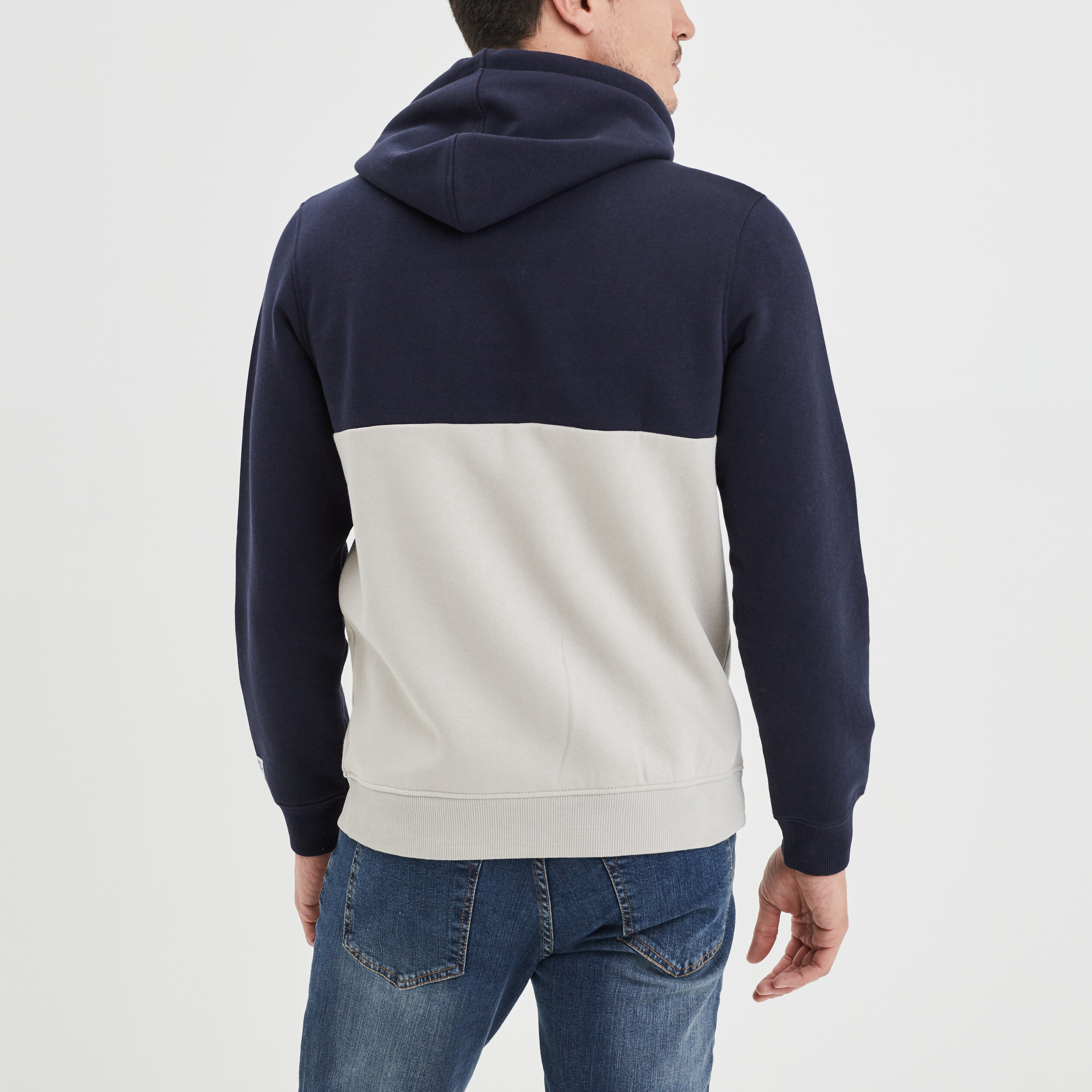 Sweat à capuche hoodie Creeks bleu foncé homme | La Halle