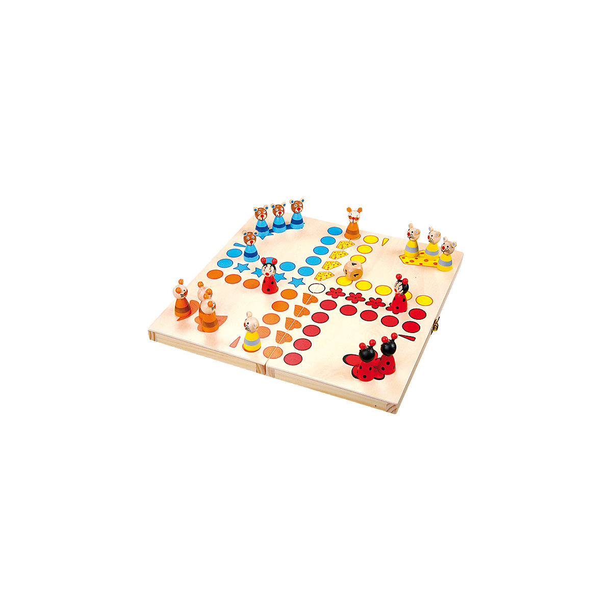 Ludo „Tiere“ in Holzbox