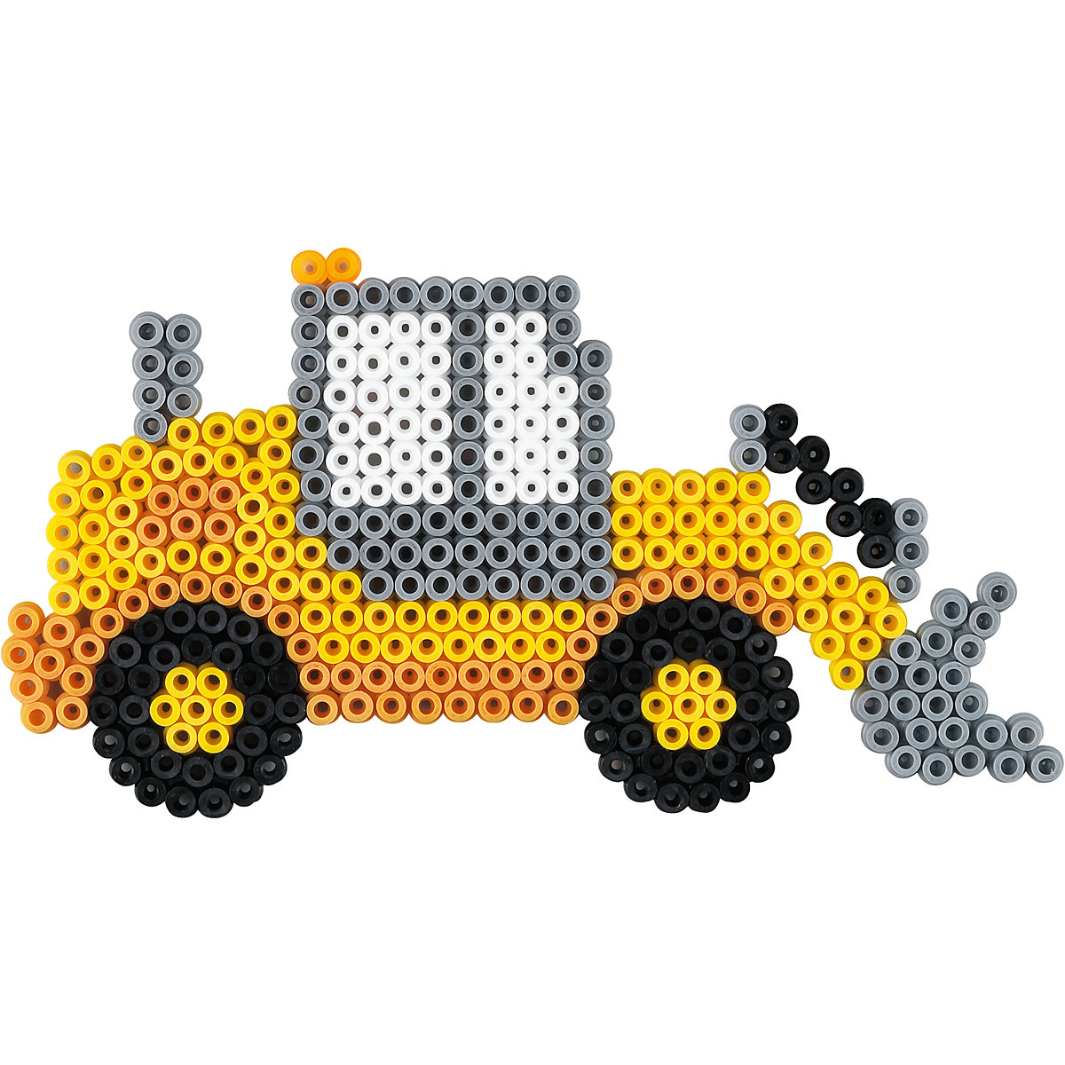 HAMA 3143 Geschenkset Baufahrzeuge, 4.000 midi-Perlen & Zubehör