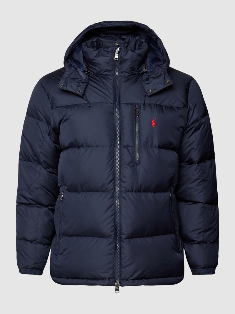 PLUS SIZE Daunenjacke mit Daunen-Feder-Füllung in marineblau