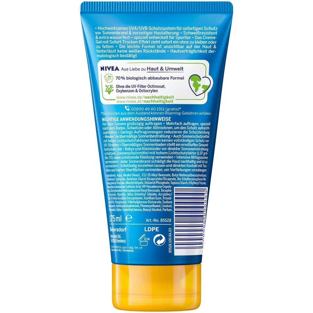UV Dry Protect Sport Creme Gel LSF 30