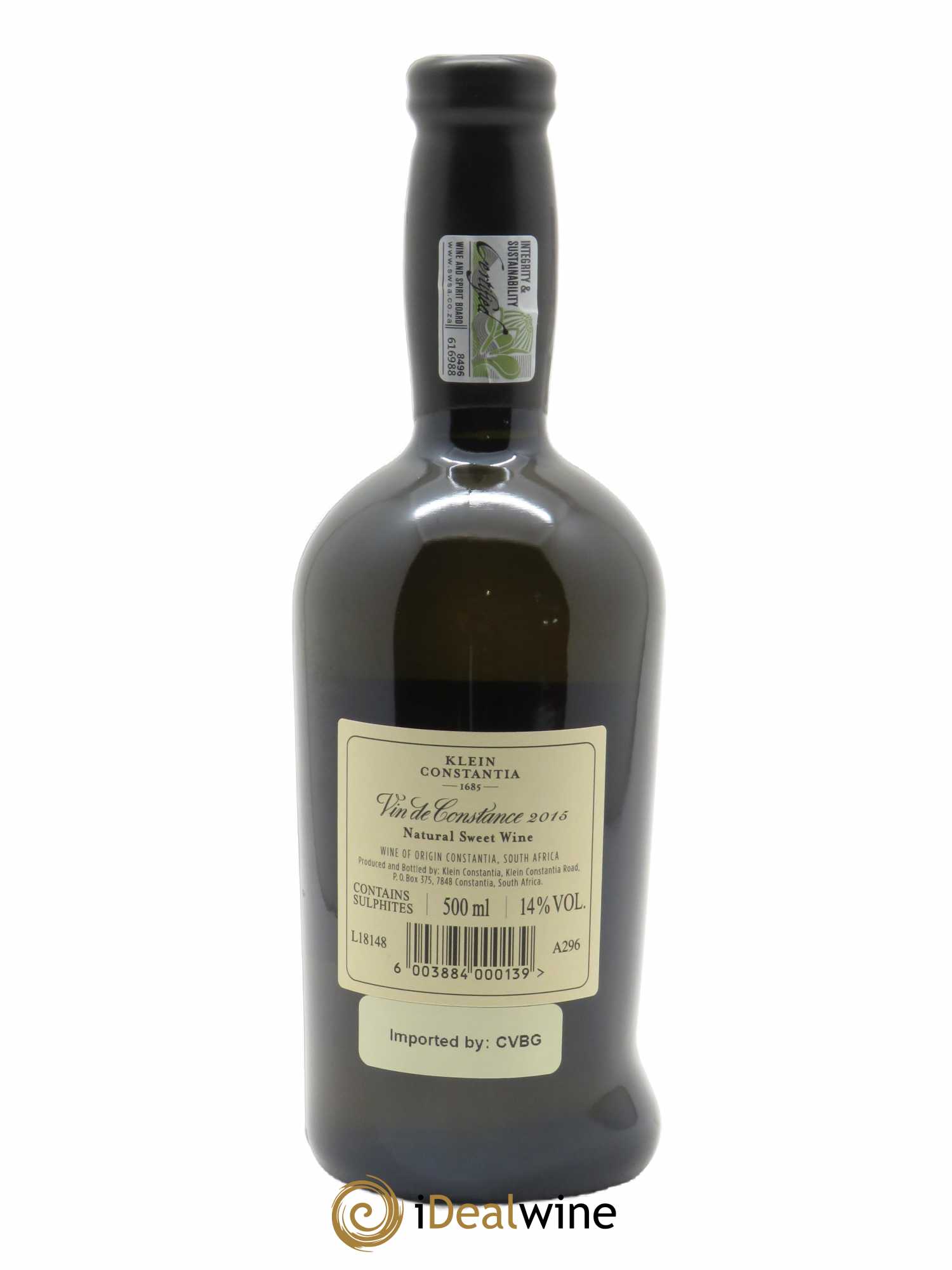 Vin de Constance Klein Constantia L. Jooste (50cl) 2015 - Lot de 1 Bouteille