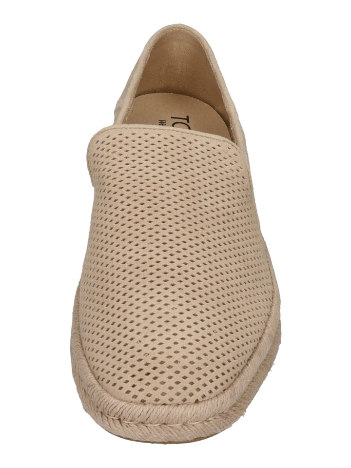 TOMS Espadrilles SANTIAGO in natur günstig kaufen