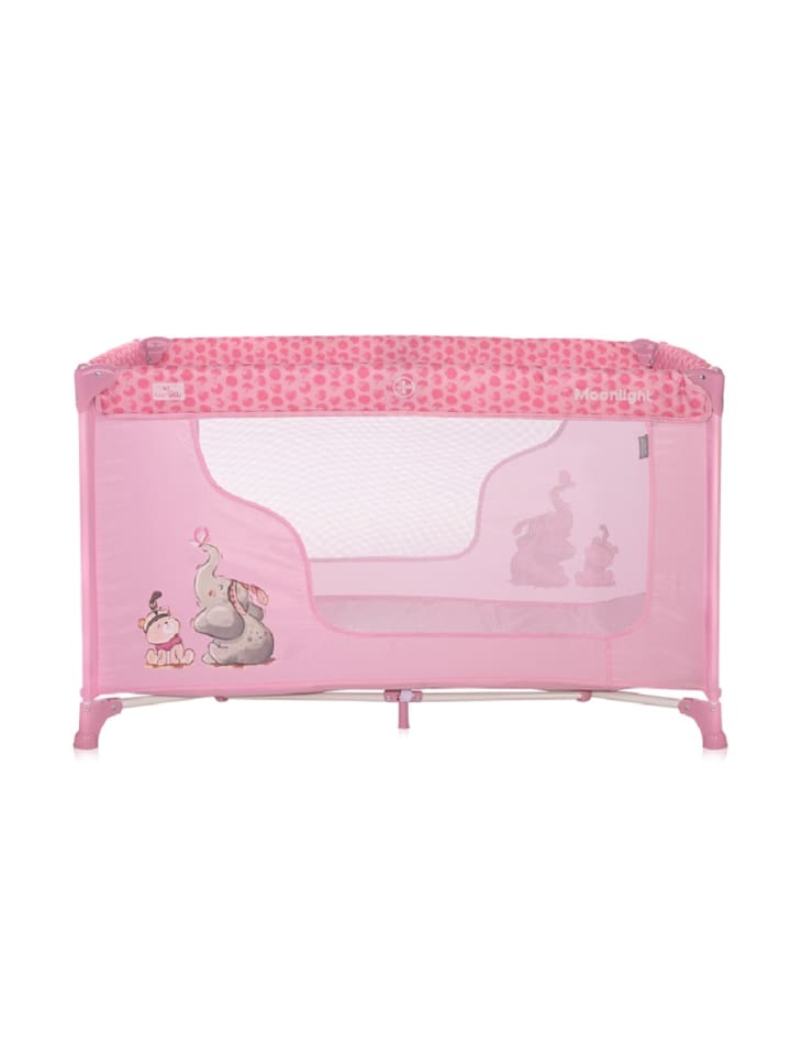 Lorelli Baby Reisebett und Laufstall Moonlight in rosa günstig kaufen 60x120 cm