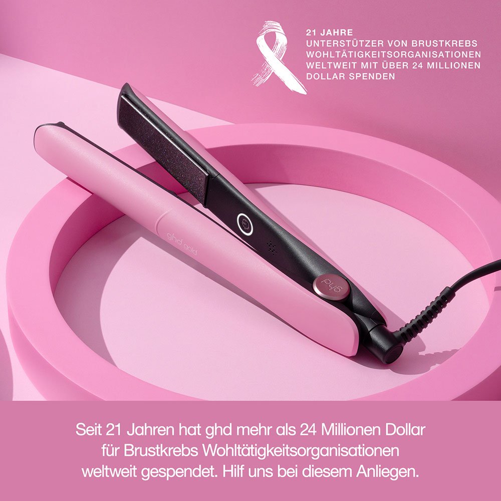 ghd - good hair day Glätteisen pink gold® Styler