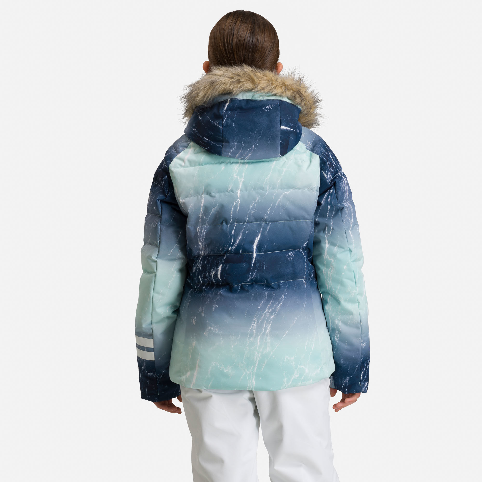 Veste de ski imprimée Polydown Fille