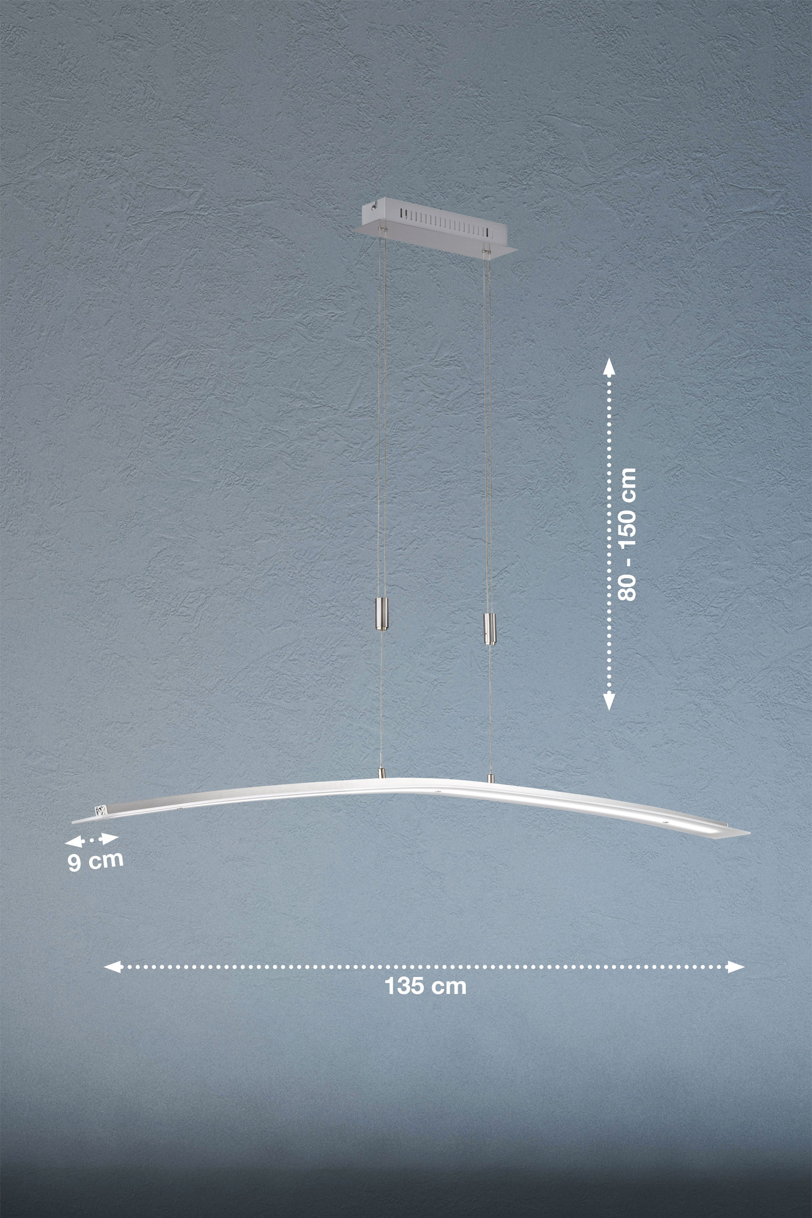 Fischer & HonselLED-Pendelleuchte 1flg