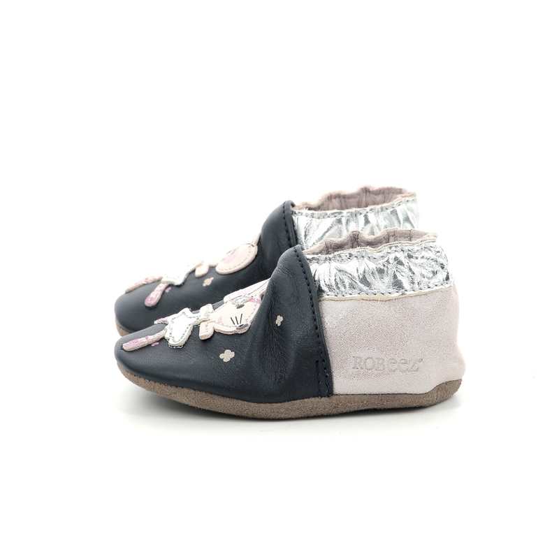 Chaussons cuir tannage vegetal Dancing Mouse
