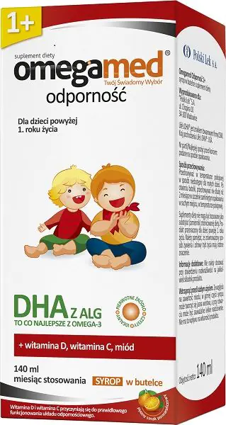 Omegamed Immunity, immunstyrkende sirup, til børn over 1 år