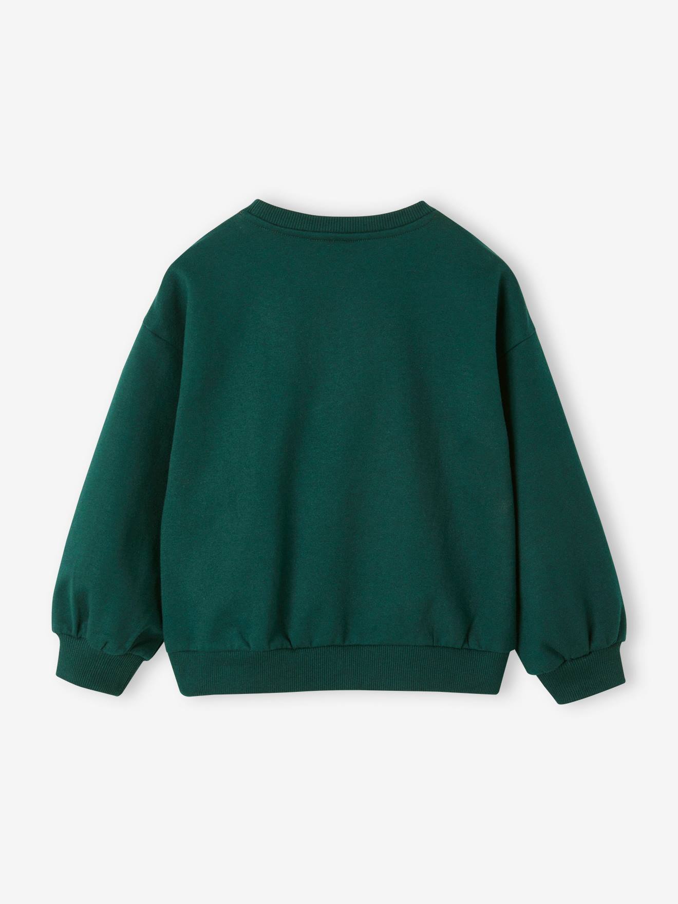 Minnie Weihnachtliches Kinder Sweatshirt Disney MINNIE MAUS - tannengrün