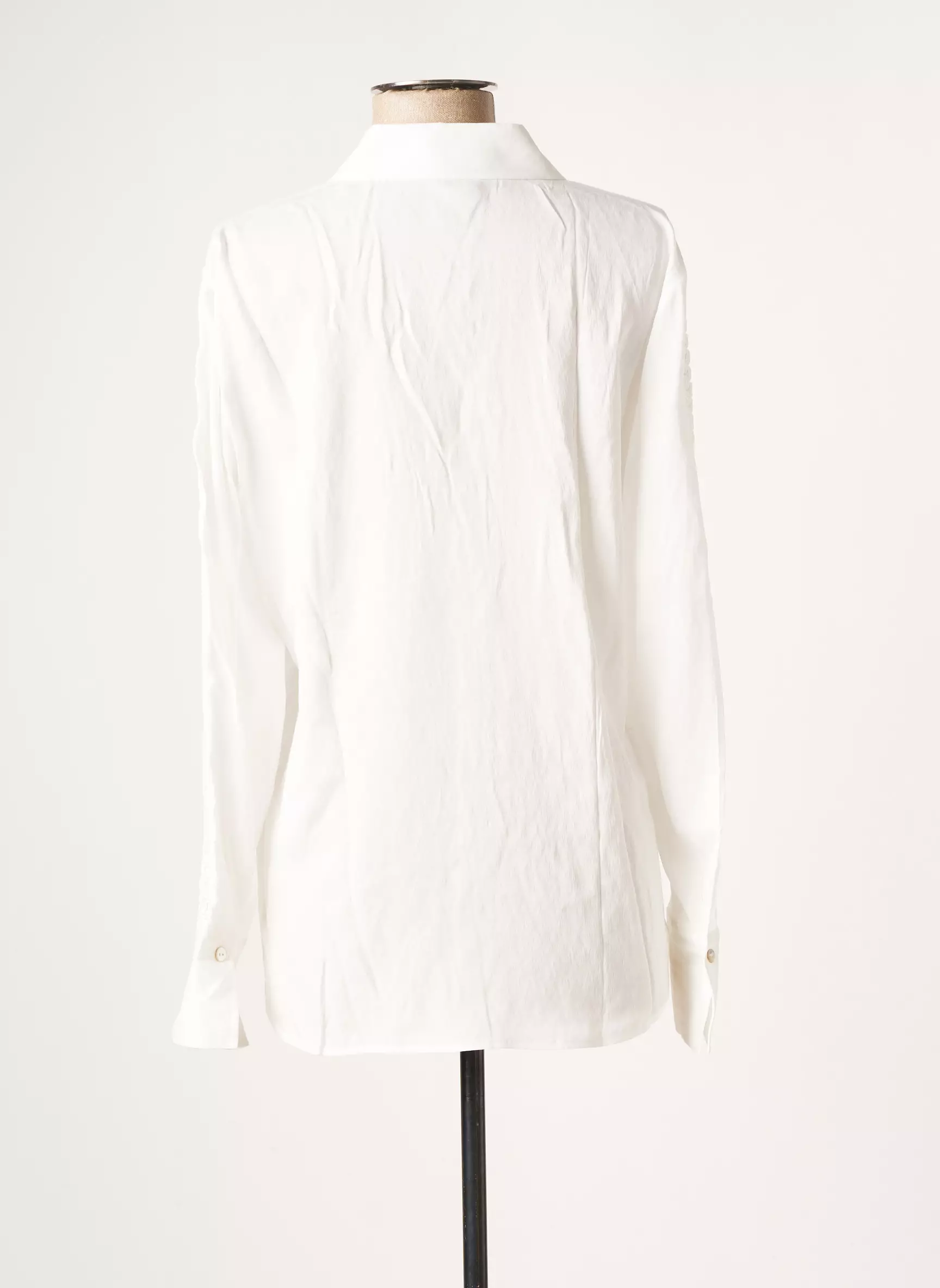 Just White Chemisiers Femme couleur beige