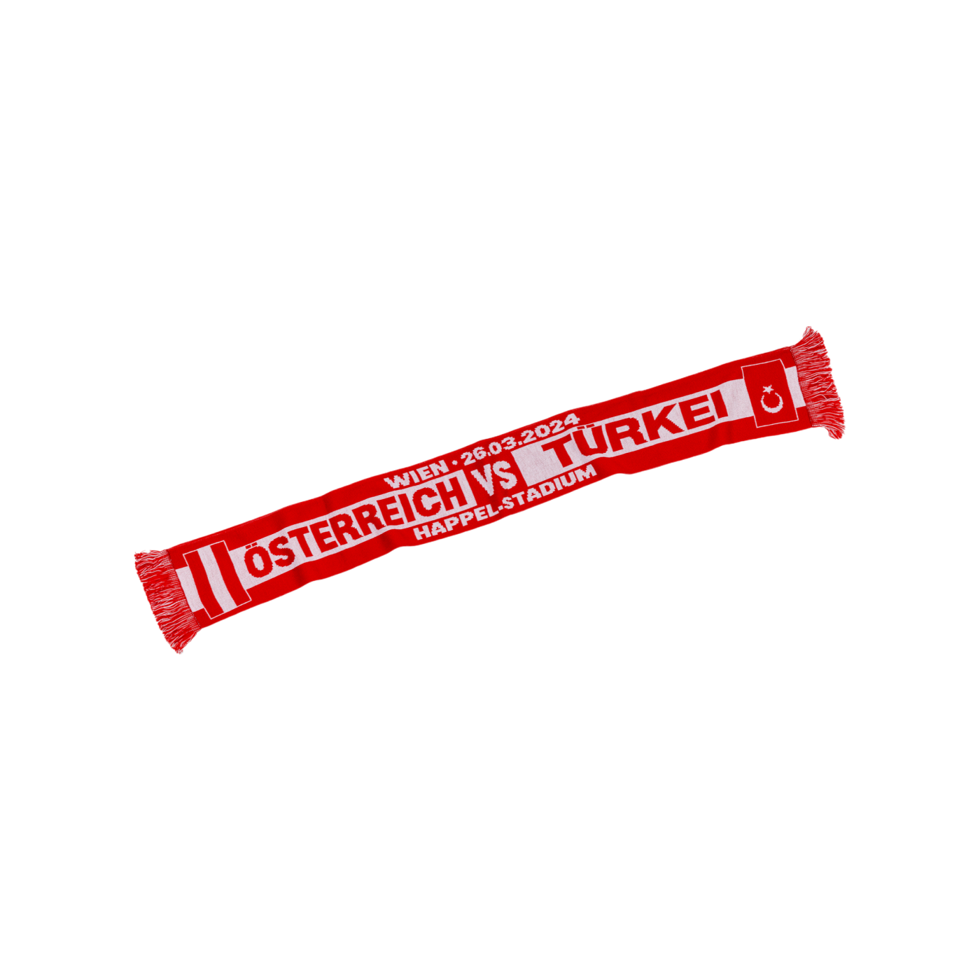 TFF Türkei Schal Match EM 2024 Rot