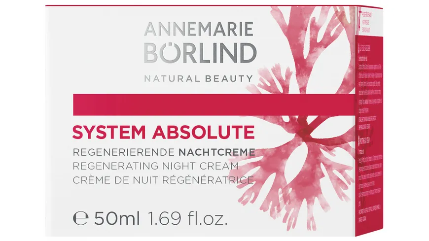 ANNEMARIE BÖRLIND SYSTEM ABSOLUTE Regenerierende Nachtcreme Geschenkpackung 50 ml