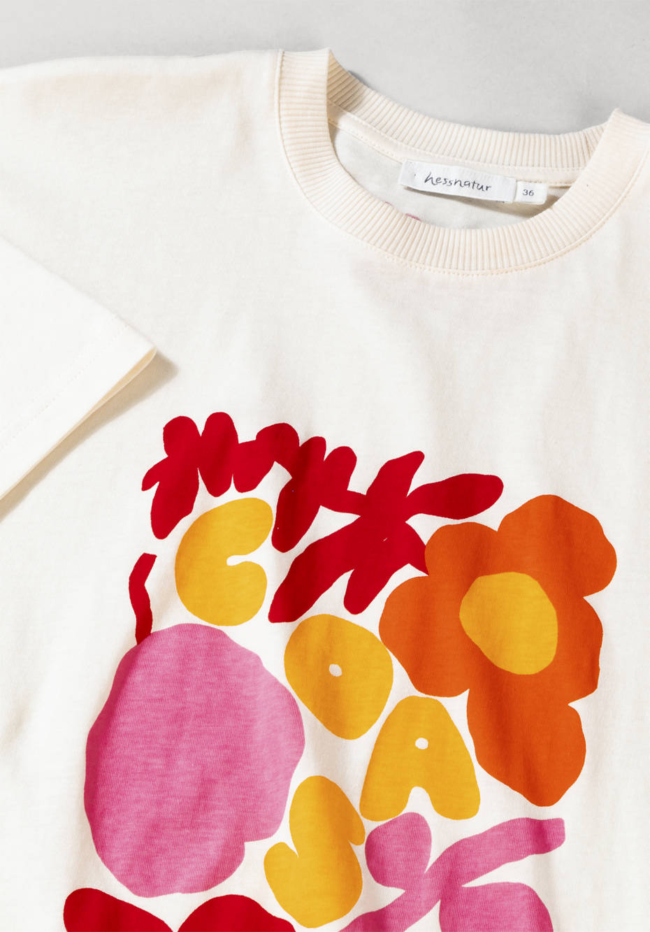 LIV LEE X HESSNATUR T-Shirt aus reiner Bio-Baumwolle