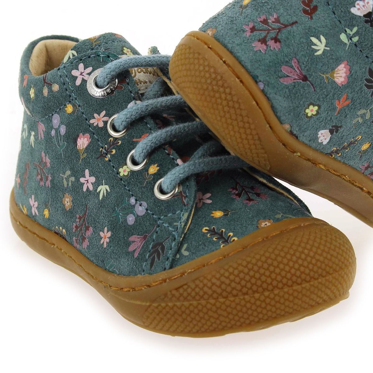 Naturino  COCOON SUEDE PR - Bleu canard Multi