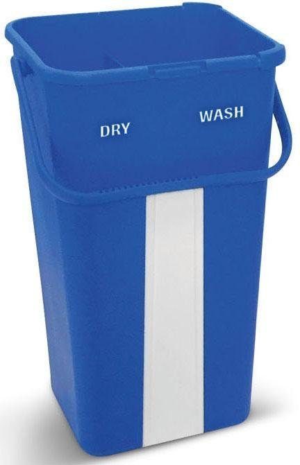 MediaShop Bodenwischer-Set Livington Touchless Mop, inkl. Doppeleimer und Mikrofaserpad, 2,7 Liter