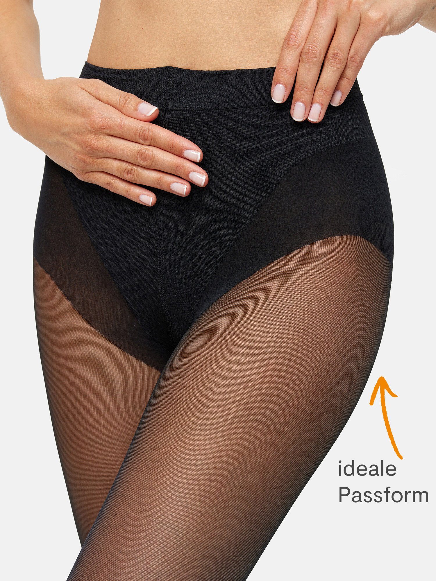 Nur Die Feinstrumpfhose Figura 25 DEN Damen (1er/3er/6er/9er Pack 1 St) nylon transparent strumpfhose durchsichtig frauen multi shape glossy