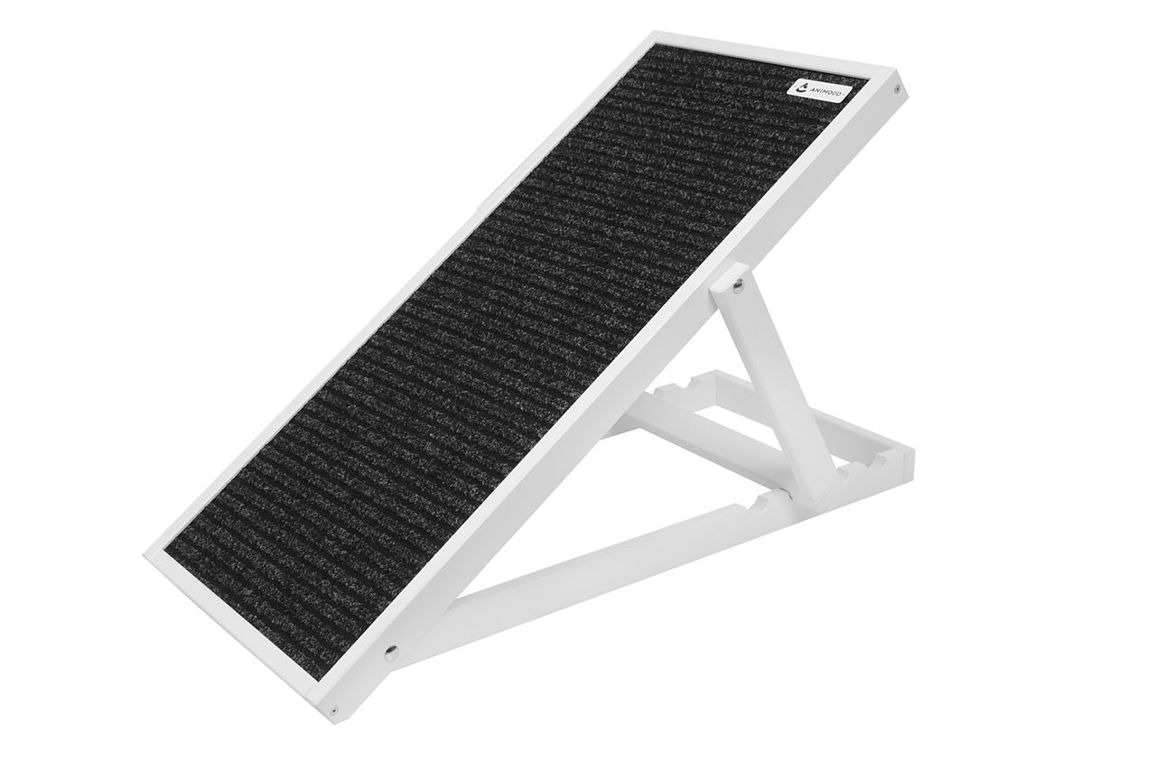 Animood Hunderampe Skipper weiß Hundetreppe