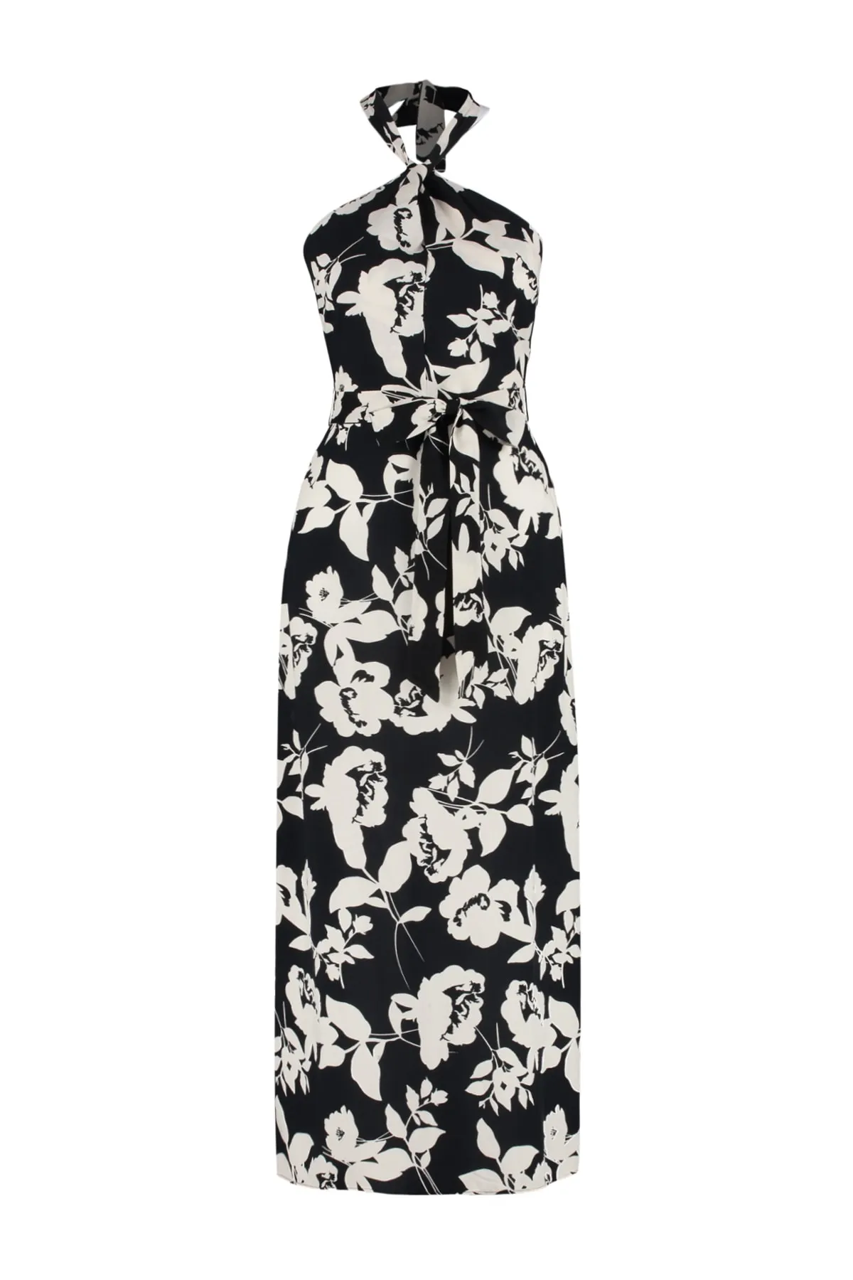Trendyol Collection  Schwarzes, detailliertes, gewebtes Kleid mit Krawatte TWOSS23EL02125