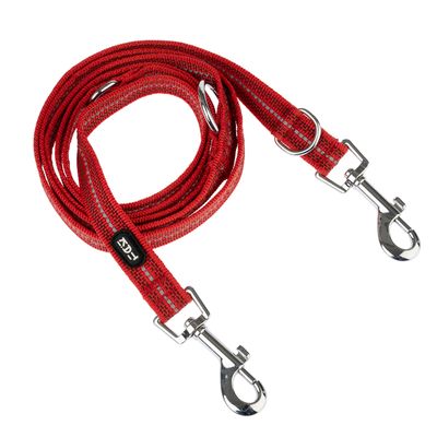 TIAKI Hundeleine Reflective Rubber, rot