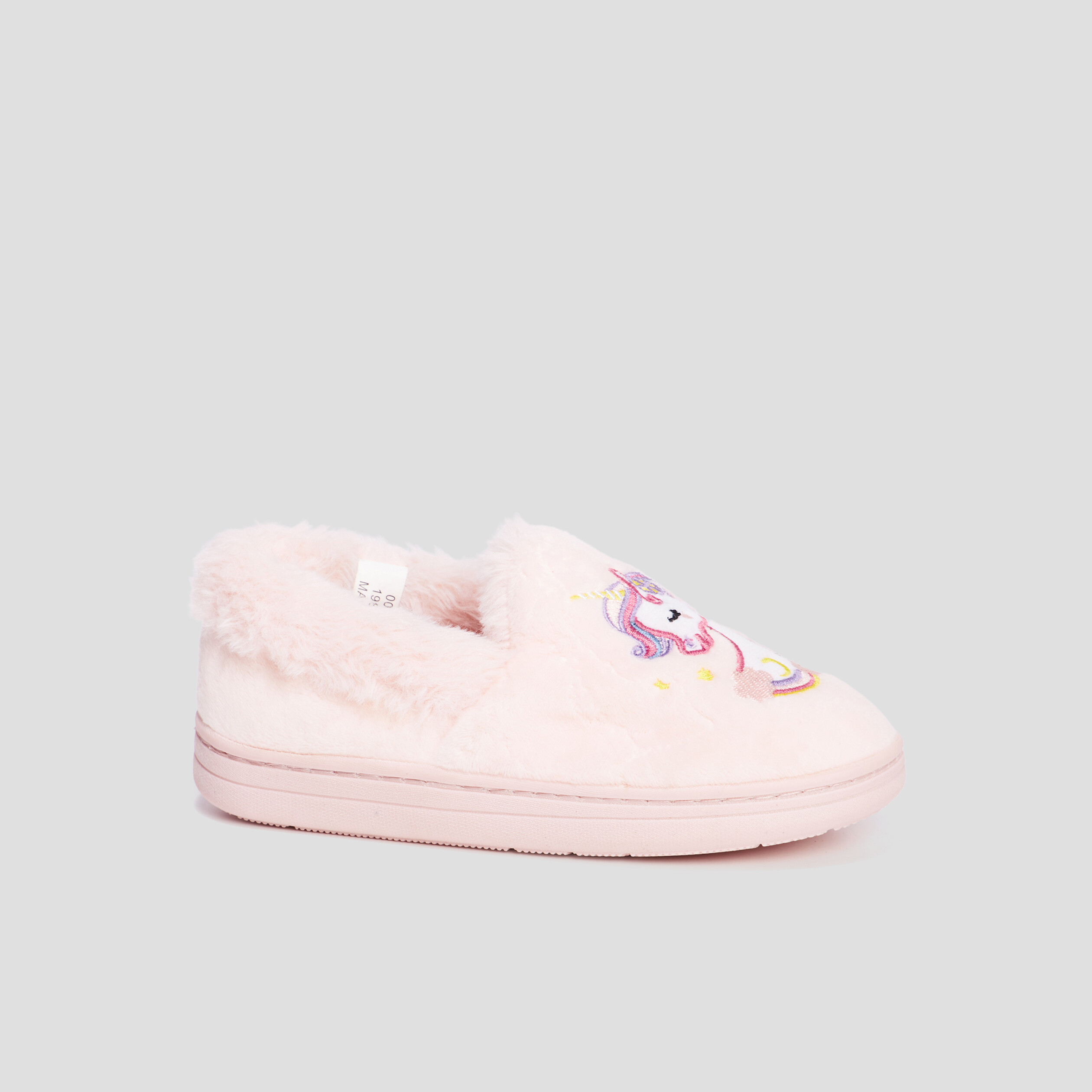Chaussons fourrés rose fille | La Halle