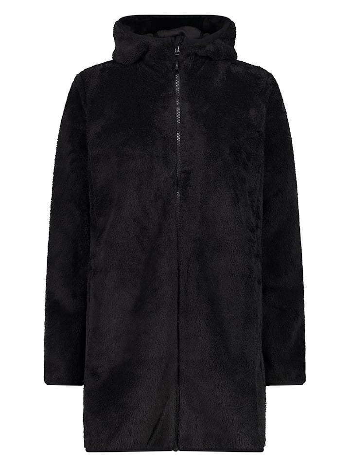 CMP Fleecemantel in Schwarz günstig kaufen