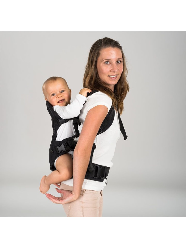 fillikid Babytrage Walk 4in1 inkl. Silikon-Schnullerbox Diamant in schwarz günstig kaufen onesize