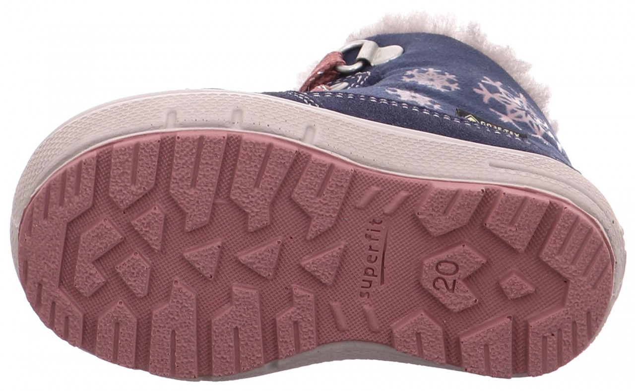 GROOVY - Blau/Rosa Boots mit Schnürung