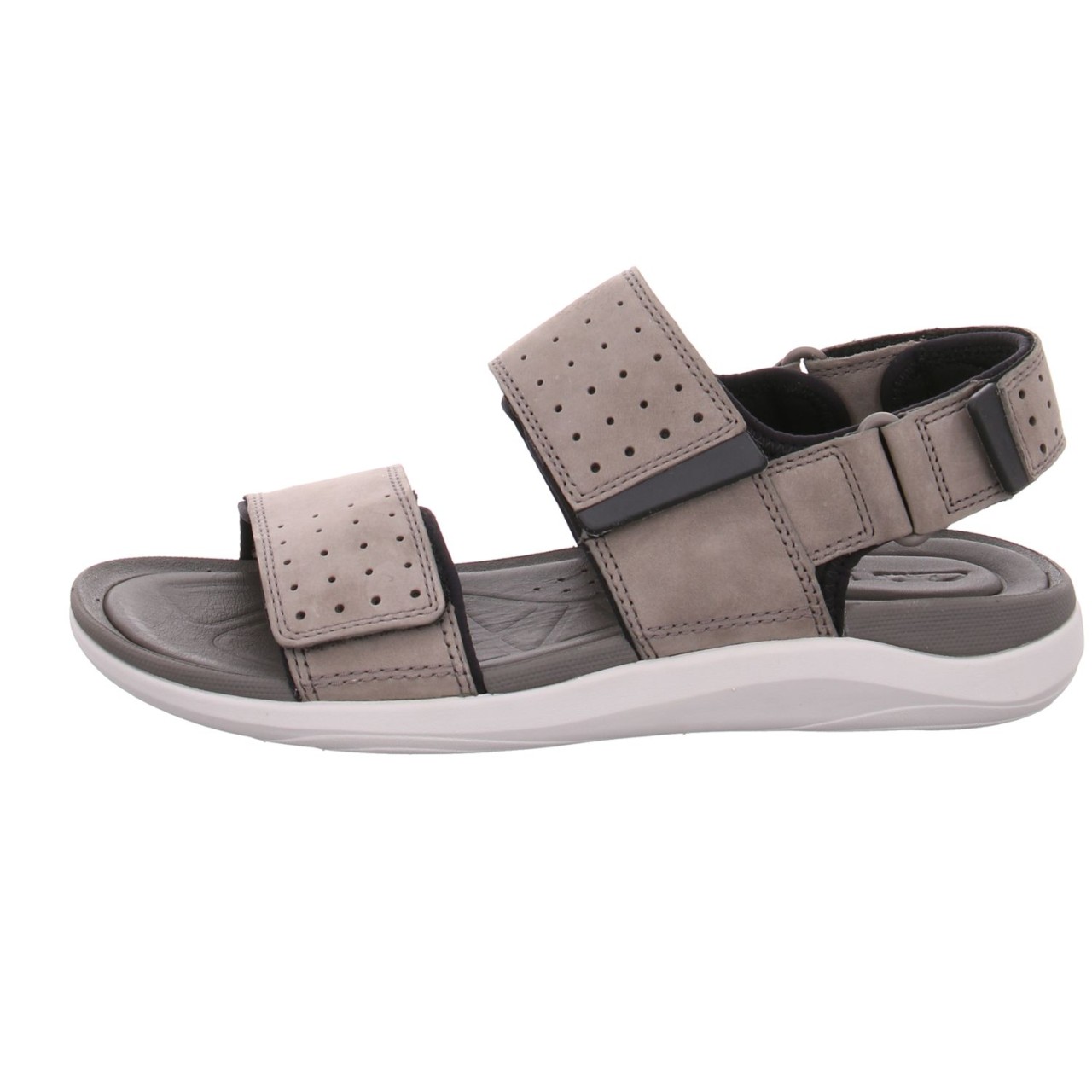 CLARKS Komfort Sandalen grau