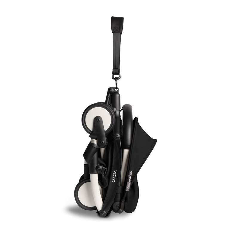 Poussette Yoyo2 4 roues châssis blanc assise 6+ noir Babyzen