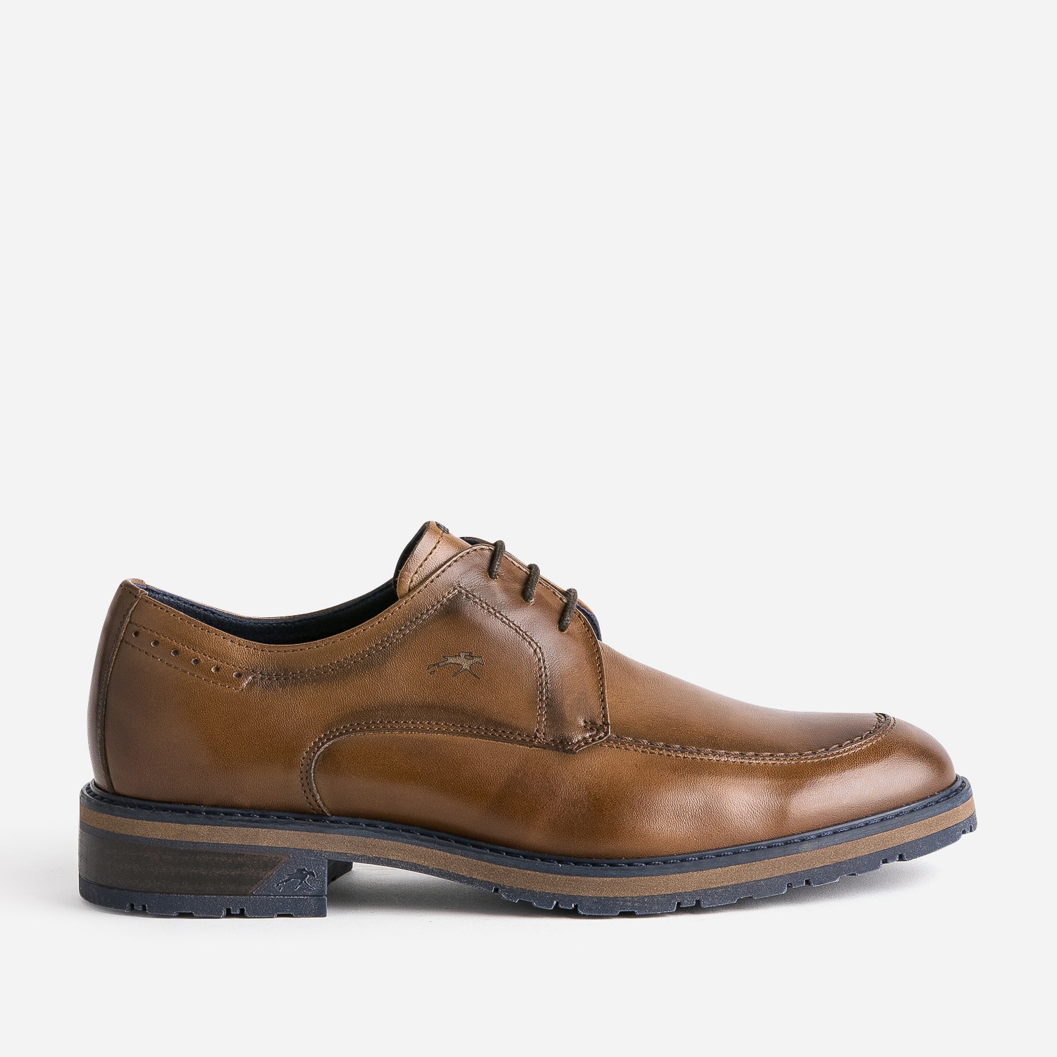 Derby FLUCHOS marron clair en cuir